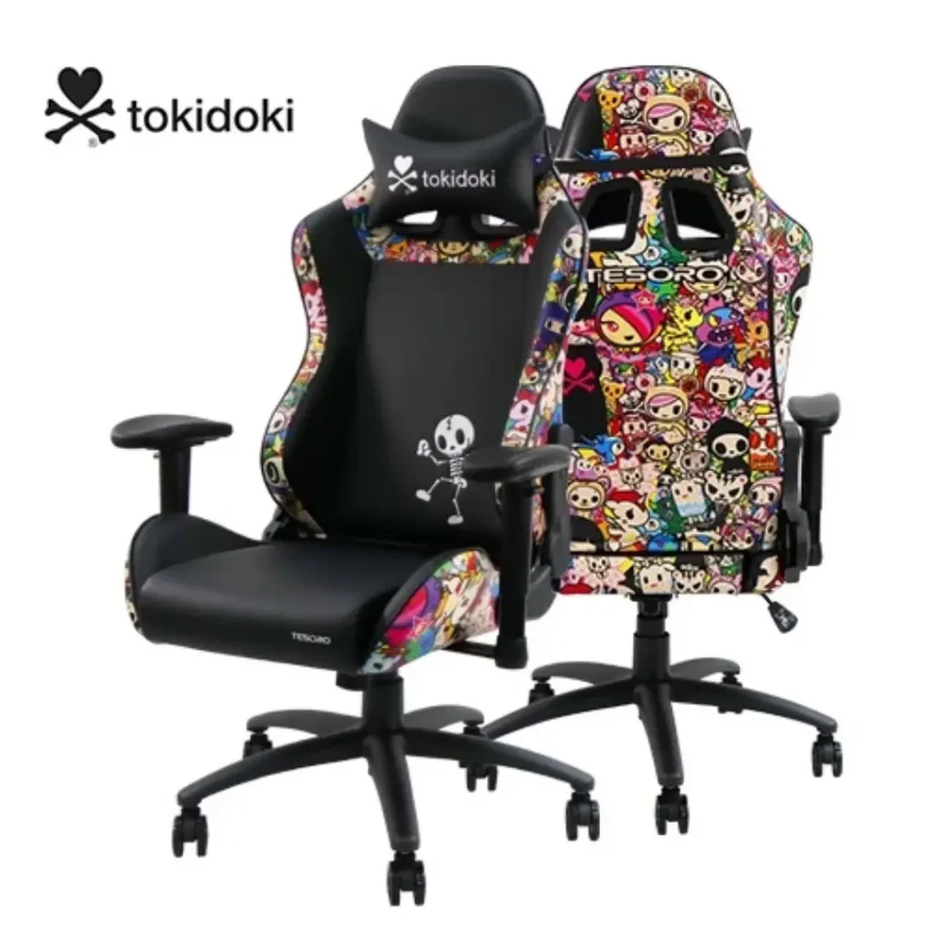 鐵修羅 Tokidoki 聯名款｜塗鴉彩色／黑白 電競椅-1