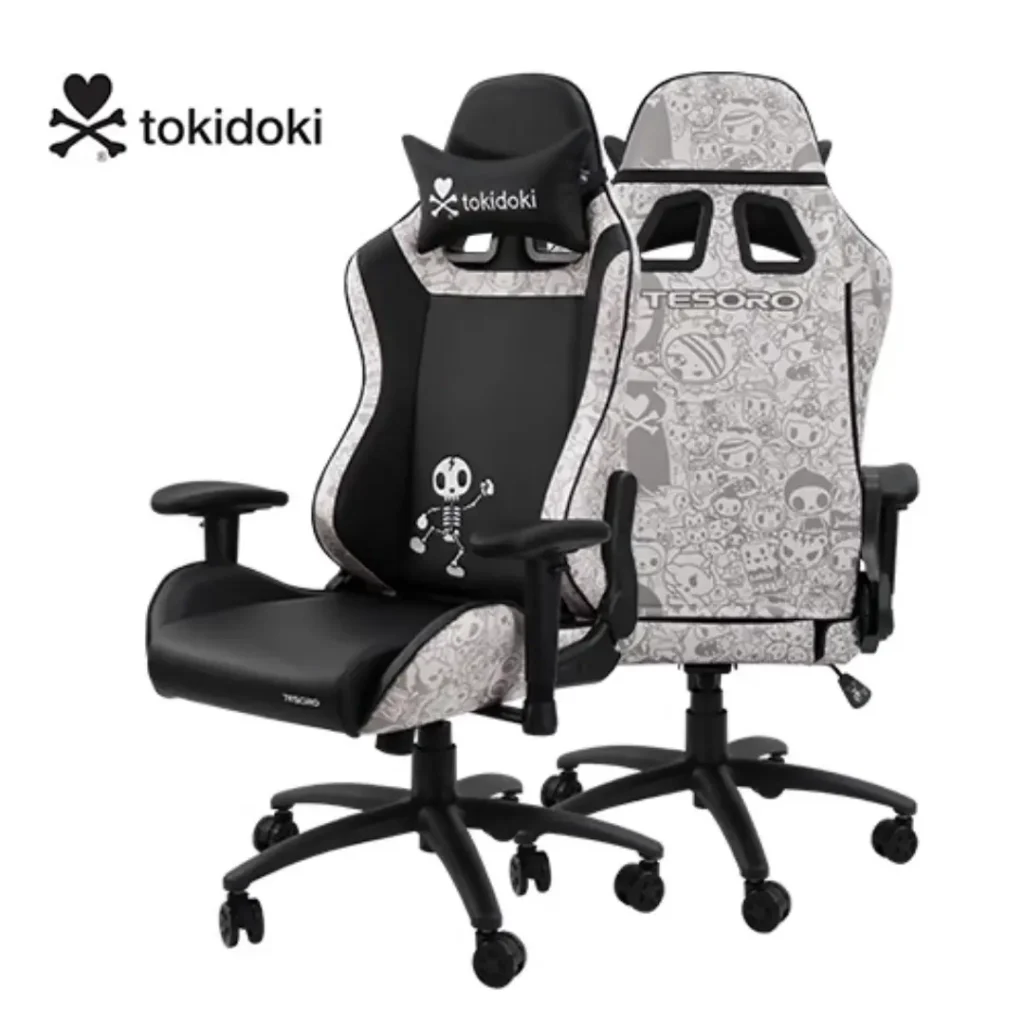 鐵修羅 Tokidoki 聯名款｜塗鴉彩色／黑白 電競椅-2