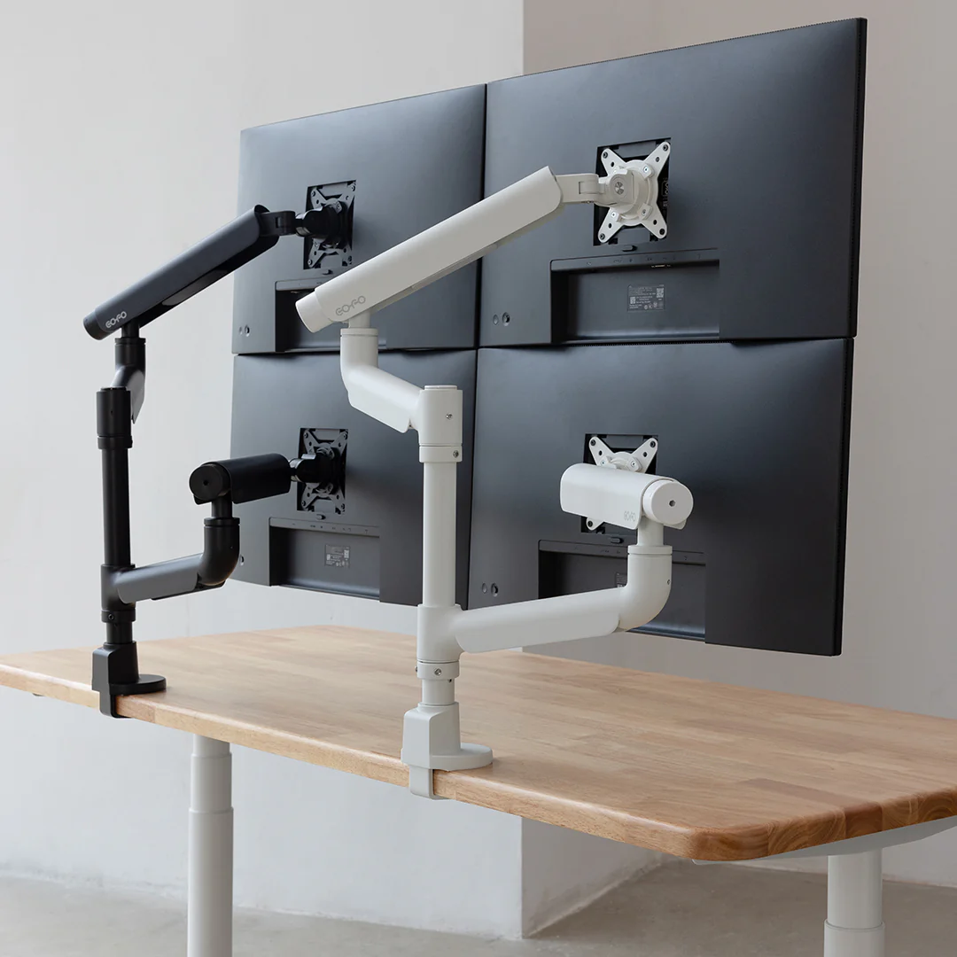 COFO 無重力螢幕懸臂・Eda(上下臂)四螢幕