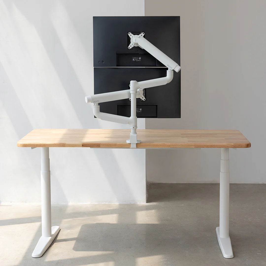 COFO 無重力螢幕懸臂・Eda(上下臂)白架子