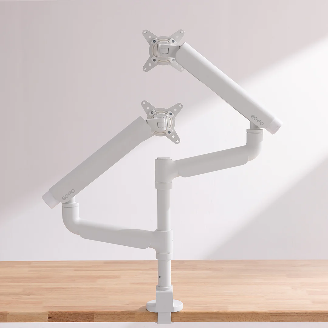 COFO 無重力螢幕懸臂・Eda(上下臂)白色