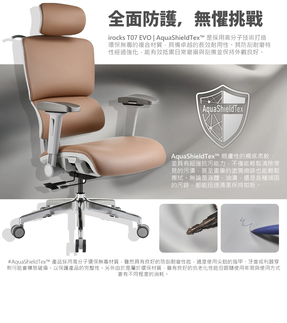 艾芮克 irocks T07 EVO人體工學椅 | 辦公椅 | 電競椅 | 網椅 (複製):圖片 3