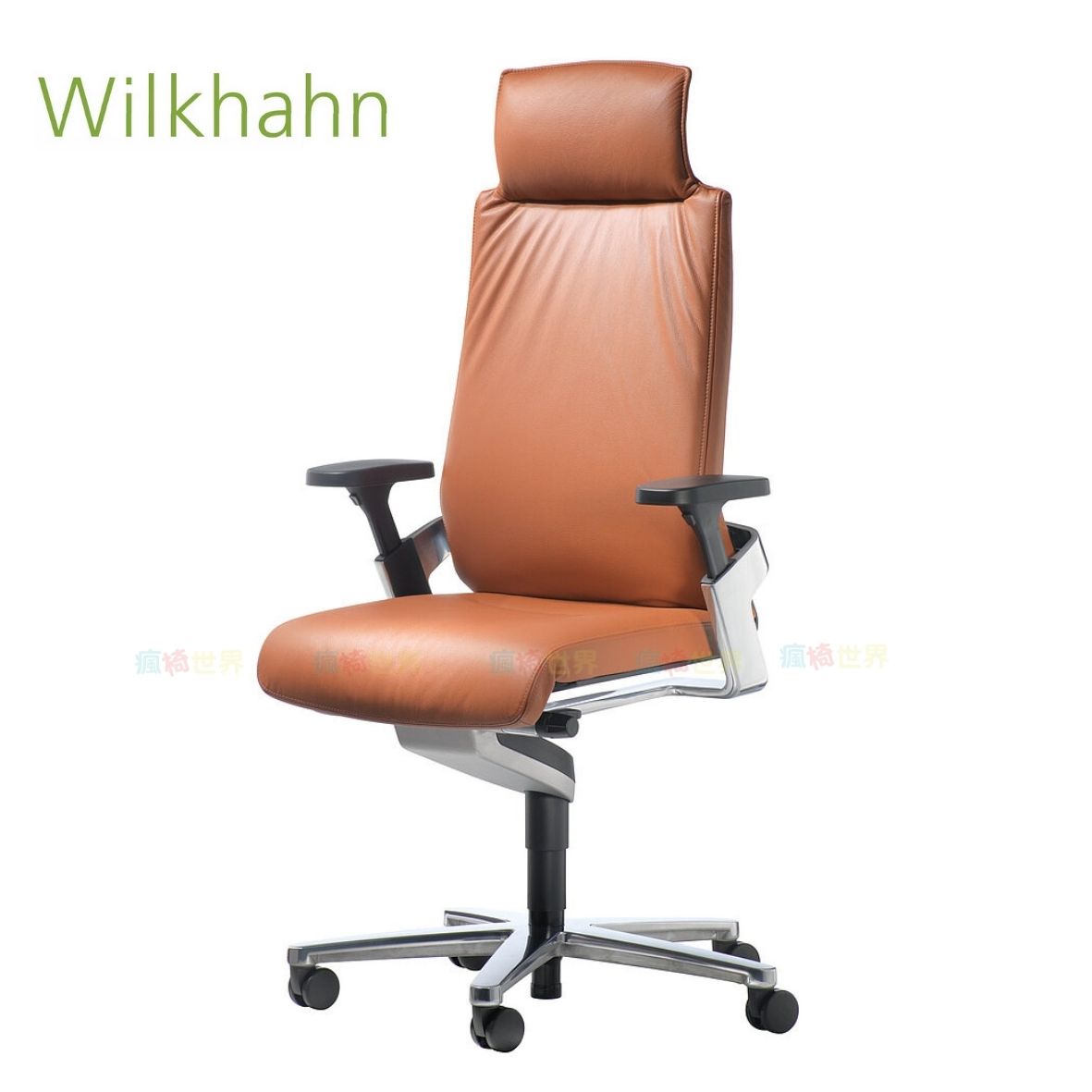 德國 Wilkhahn ON Chair 高背皮革版 (福利良品) 人體工學椅:圖片 2