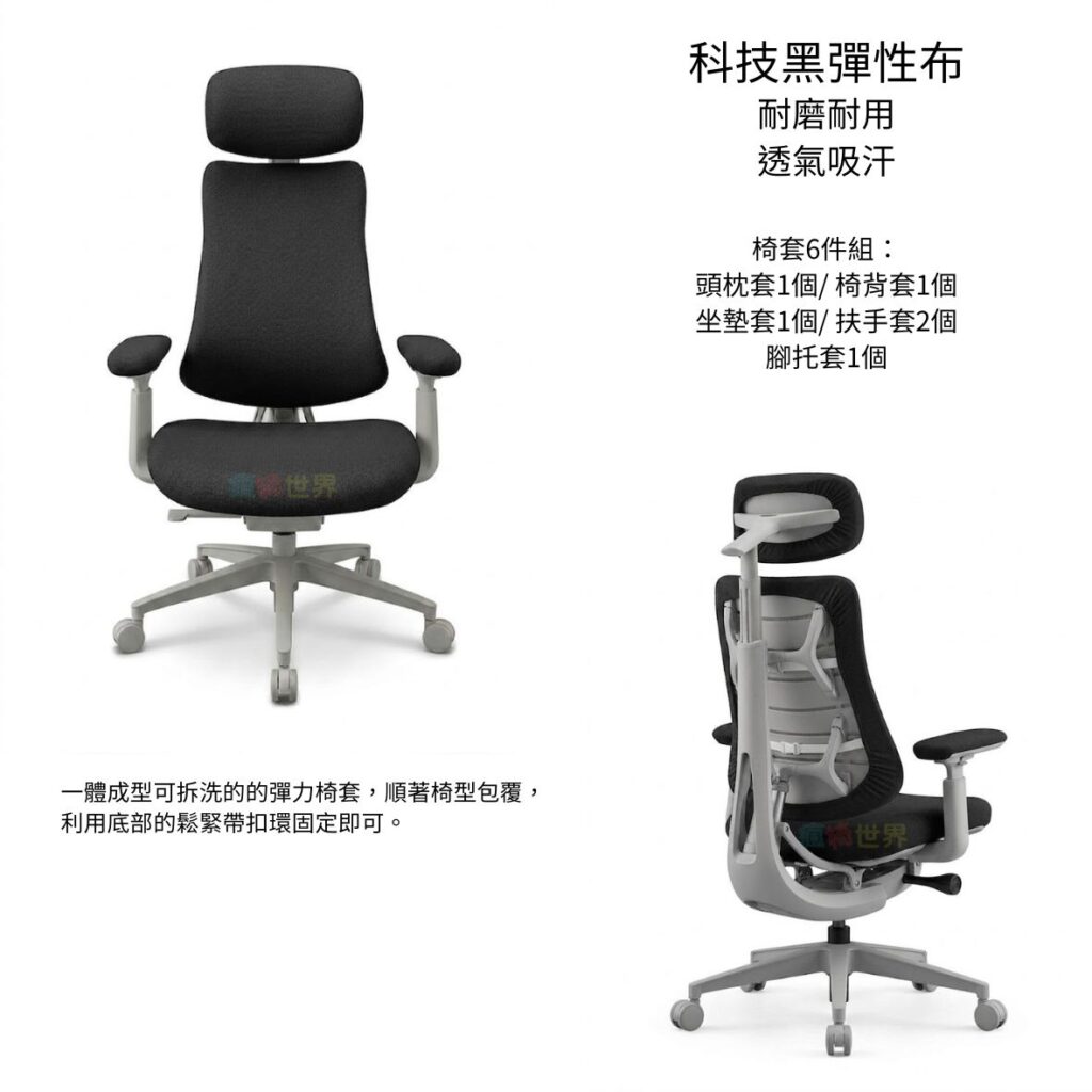 LiberNovo Omni 世界首款 清閑 清閒 動態人機工學椅 | 椅套 | 布套 | 保護套 | 猫抓布 (實品展示)